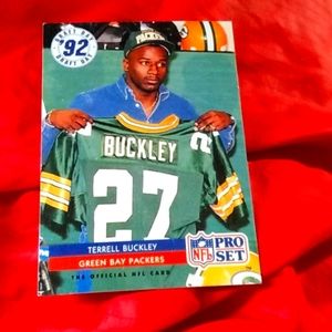 Terrell Buckley NFL pro set rookie card #28